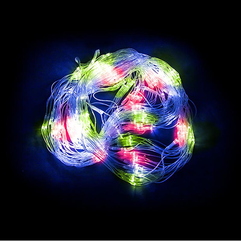 Гирлянда - сеть 230V 360 LED 3х2,7м, мультиколор, 18W,   IP 20, сетевой шнур 3м в комплекте , CL31 | 48175 | FERON — миниатюра 3