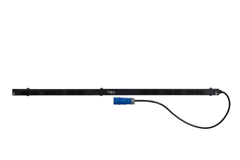 БРП Uniprom, базовый, 0U, 240В, 1Ф, 16A, 36xC13 6xC19, 3м кабель, IEC309 | UP7551 | SE — Systeme Electric