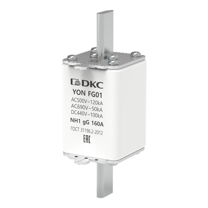 Предохранитель YON ножевого типа FG1 с одинарной индикацией 160А | 1FG01-0160 | DKC — DKC (ДКС)