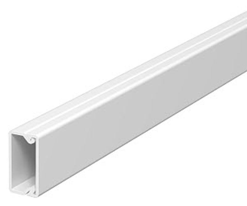 Мини-канал WDK с крышкой 10x20x2000 мм (высота борта 10,5 мм, крышка 20 мм) ПВХ белый RAL 9010 | 6150764 | OBO Bettermann — OBO Bettermann