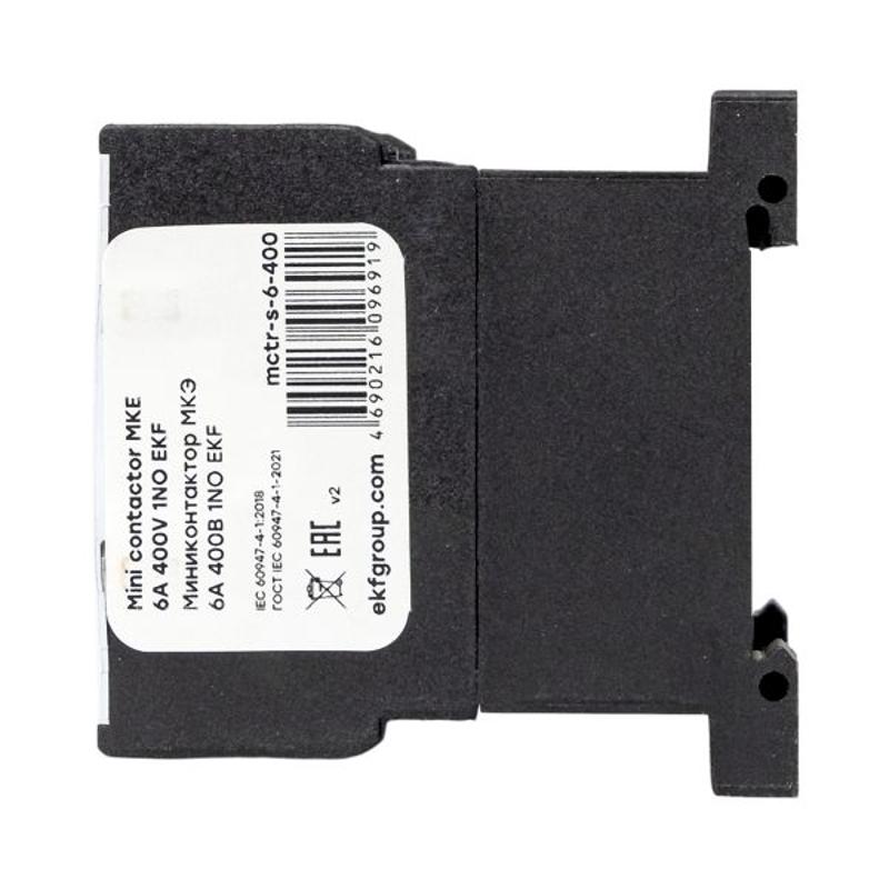 Миниконтактор МКЭ 6А 400В 1NO EKF PROxima | Mctr-s-6-400 | EKF — миниатюра 14