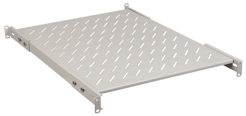 19" усиленная стационарная полка глубиной 1000мм, серая | FS35-1000MP | ITK — ITK