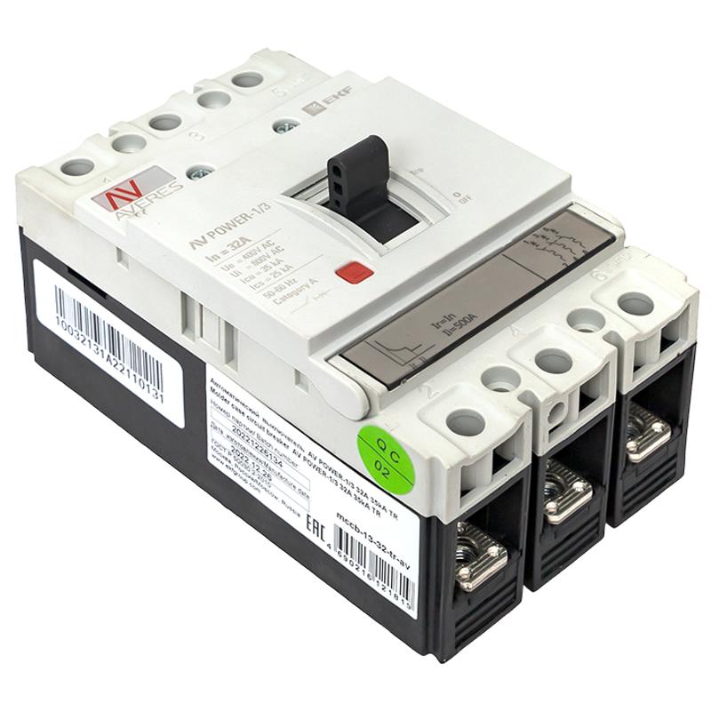 Выключатель автоматический AV POWER-1/3 32А 35kA TR | mccb-13-32-TR-av | EKF — миниатюра 5
