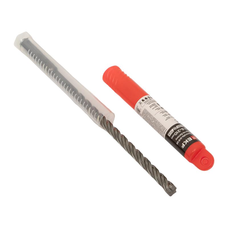 Бур по бетону SDS-plus 8х210 мм (4 резца)  Professional | db-8-210-4x4-ue | EKF — миниатюра 8