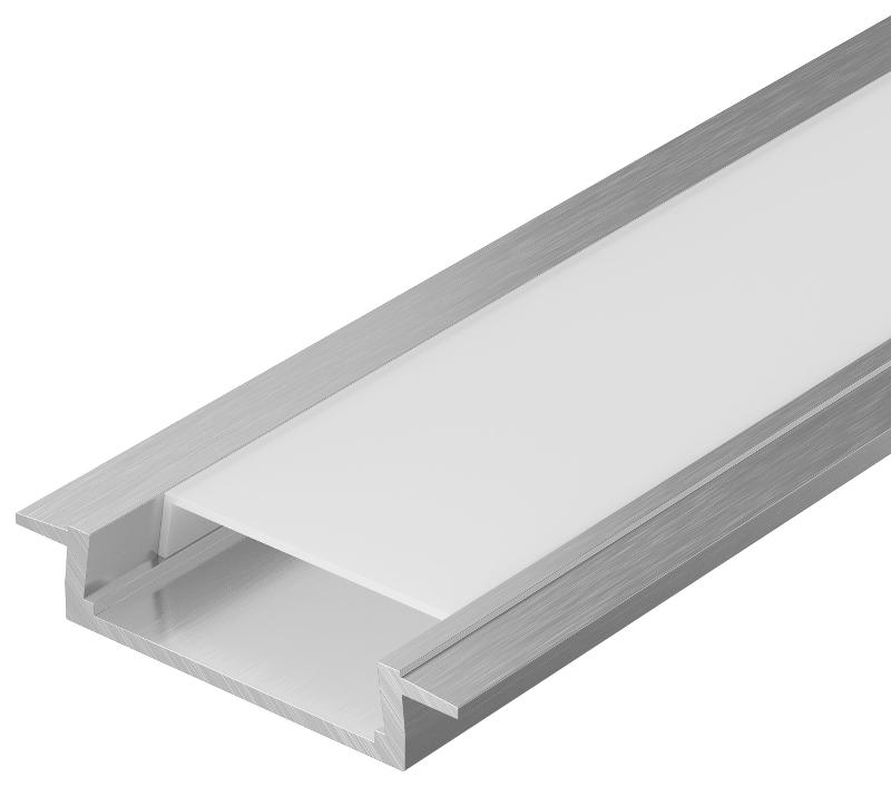 Профиль алюм. для LED ленты 3006 встр. трап. 2м к-т опал| LSADD3006-SET1-2-V4-1-12| IEK — IEK (ИЭК)