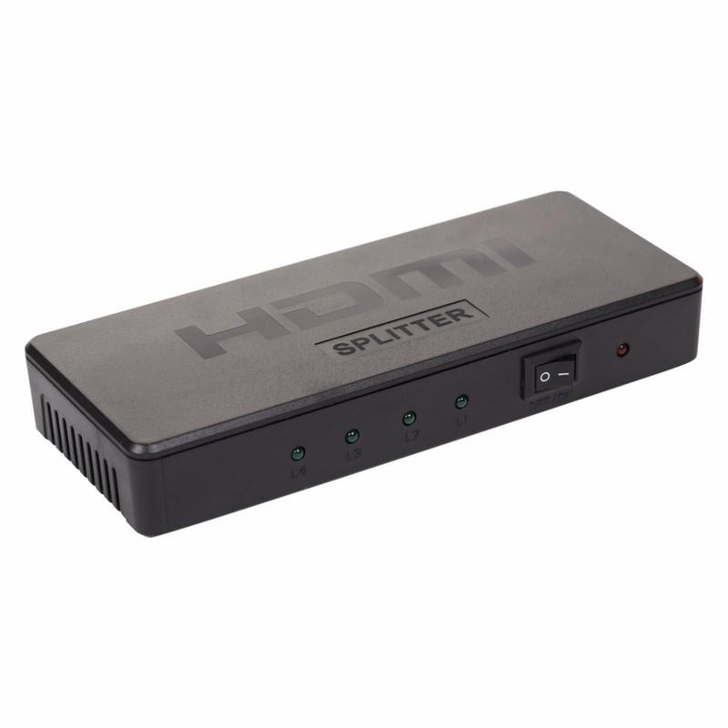 Делитель гнездо HDMI на 4 гнезда HDMI, пластик | 17-6952 | REXANT — REXANT