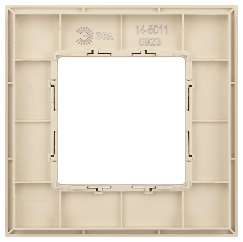 Рамка для розеток и выключателей Elegance 14-5011-02 Classic, на 1 пост, сл.кость | Б0060572 | ЭРА — миниатюра 3