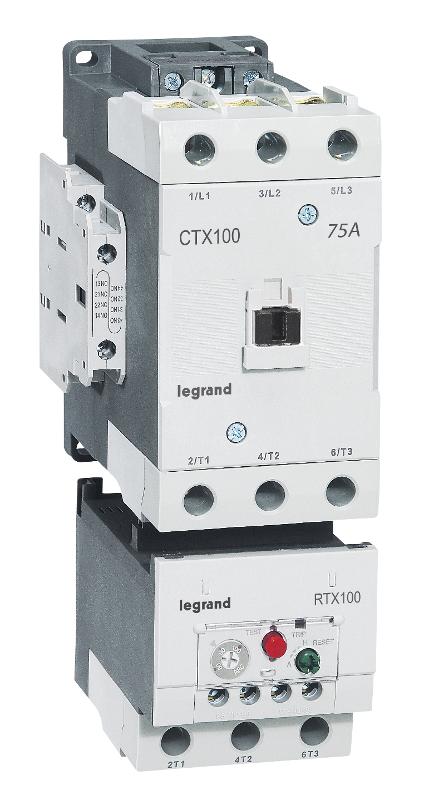Контактор CTX3 100 3P 75A 2но2нз ~380В — миниатюра 2