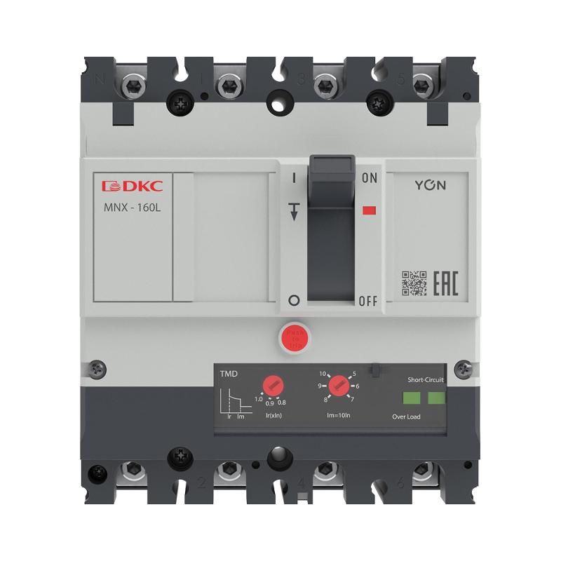 Авт. выкл. YON pro MNX160L 4P 160A 70kA при AC415V расц. TMD | MNX160L4PTMD0160 | DKC — миниатюра 3