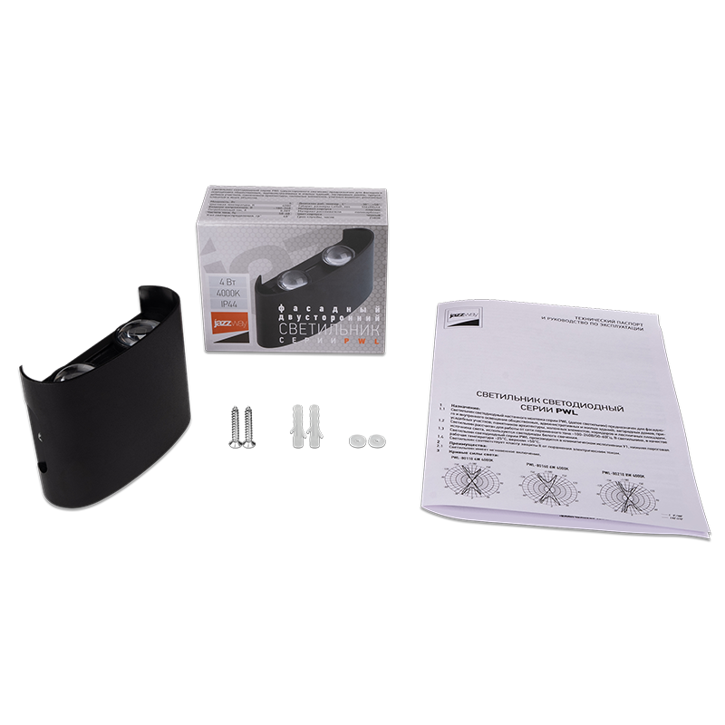 Светильник светодиодный PWL-80110 4w 4000K BL 230V IP44 | .5039834 | Jazzway — миниатюра 6