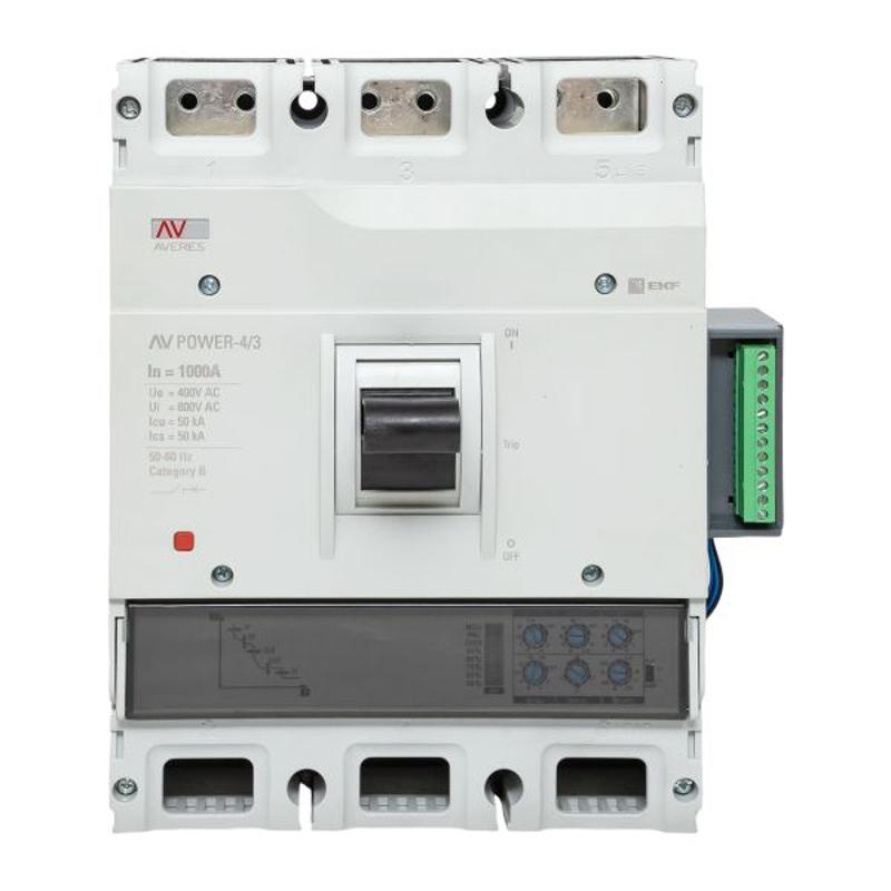Выключатель автоматический AV POWER-4/3 1000А 50kA ETU2.2 | mccb-43-1000-2.2-av | EKF — миниатюра 15