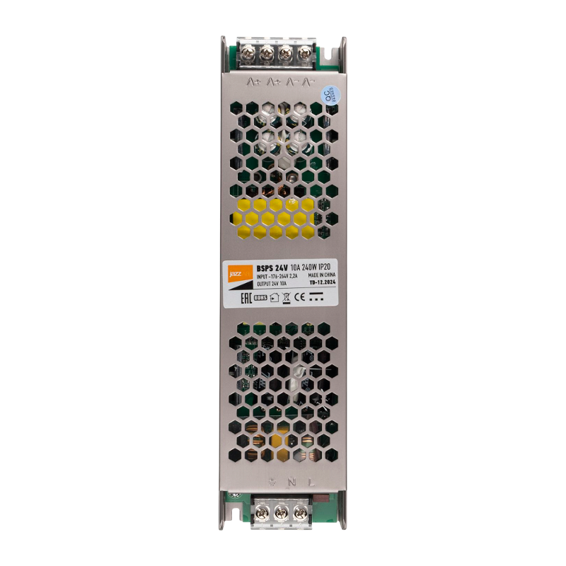 Драйвер для светодиодной ленты LED BSPS 24V 10,00A=240W IP20 3 г.гар. | .5024250 | Jazzway — Jazzway