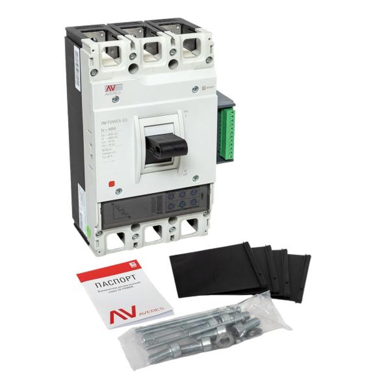 Выключатель автоматический AV POWER-3/3 400А 100kA ETU2.2 AVERES | mccb-33-400H-2.2-av | EKF — миниатюра 25