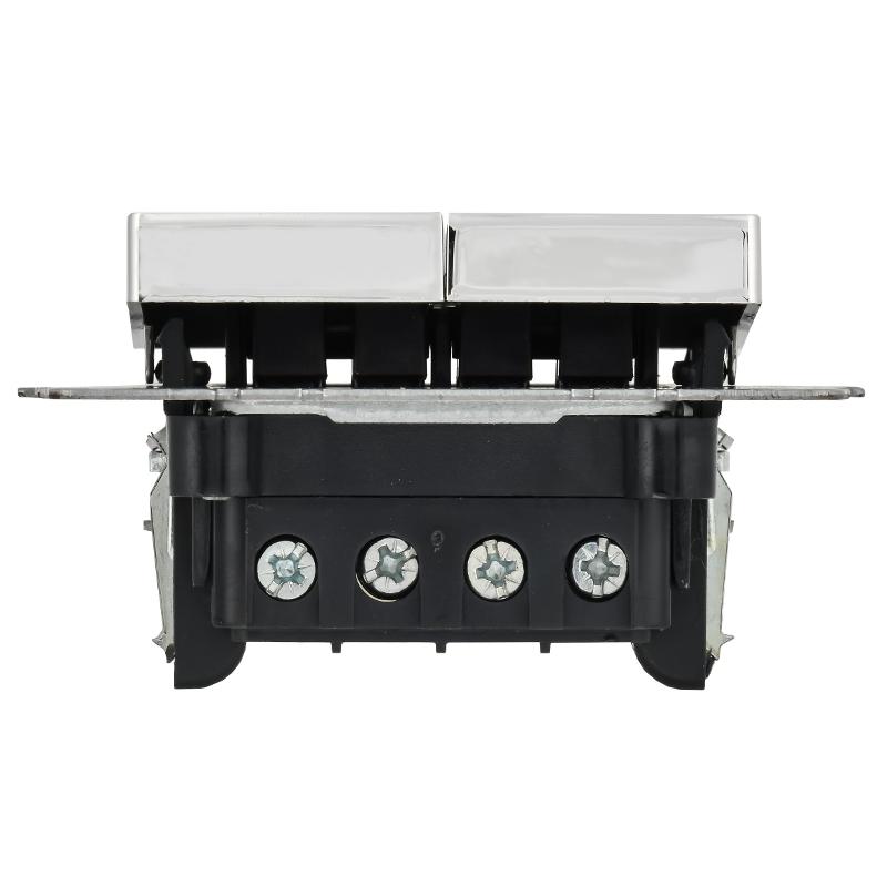 BRITE Выключ. 2-кл. перекр. 10А ВС10-2-3-БрГН мет х/н  | BR-V23-0-10-M-K23 | ИЭК — миниатюра 4