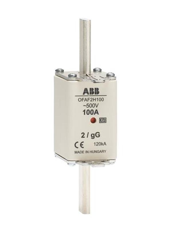 Предохранитель OFAF2H80 80A тип gG размер2, до 500В | 1SCA022627R5200 | ABB — ABB