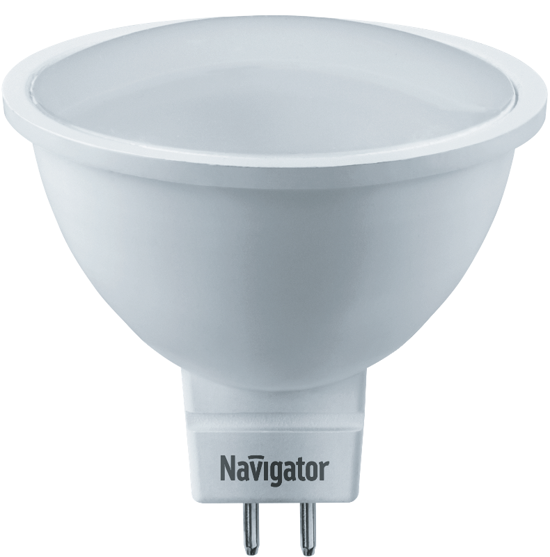 Лампа светодиодная LED 5Вт GU5.3 12В 3000К NLL-MR16-5-12-3K-GU5.3 MR16 | 94262 | Navigator — Navigator