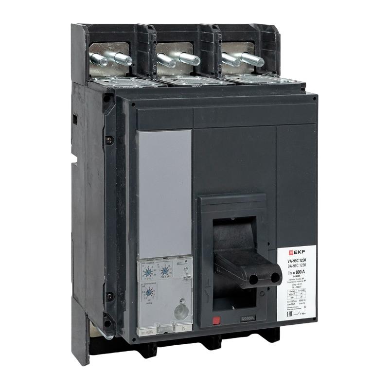Выключатель автоматический ВА-99C (Compact NS) 1250/800А 3P 50кА PROxima | mccb99C-1250-800 | EKF — EKF