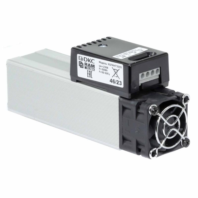 Обогреватель компактный с вентилятором, P=300W, 230V | R5FMHT300S | DKC — миниатюра 3