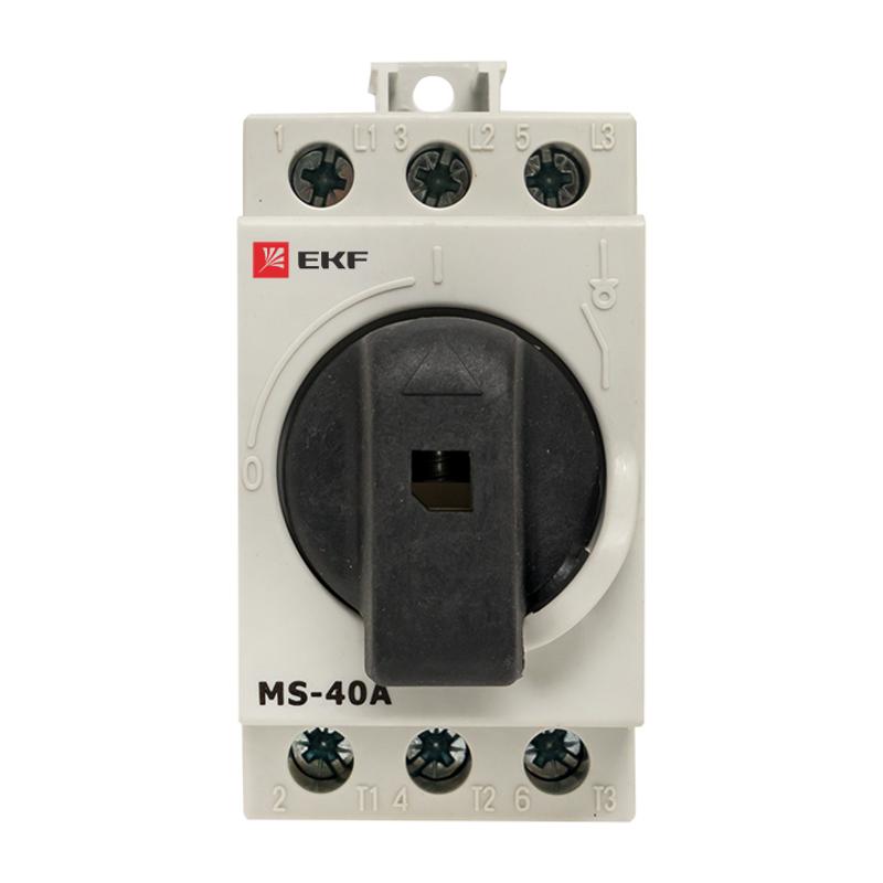 Рубильник модульный MS-40A 3P на DIN-рейку | ms-40d | EKF — миниатюра 5