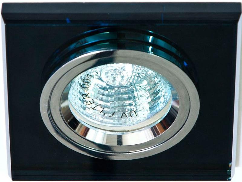 Светильник точечный встраиваемый под лампу 8170-2 MR16 50W G5.3 серый, серебро/ Grey-Silver | 19722 | FERON — миниатюра 1