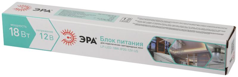 Блок питания  LP-LED 18W-IP20-12V-US | Б0061149 | ЭРА — миниатюра 2