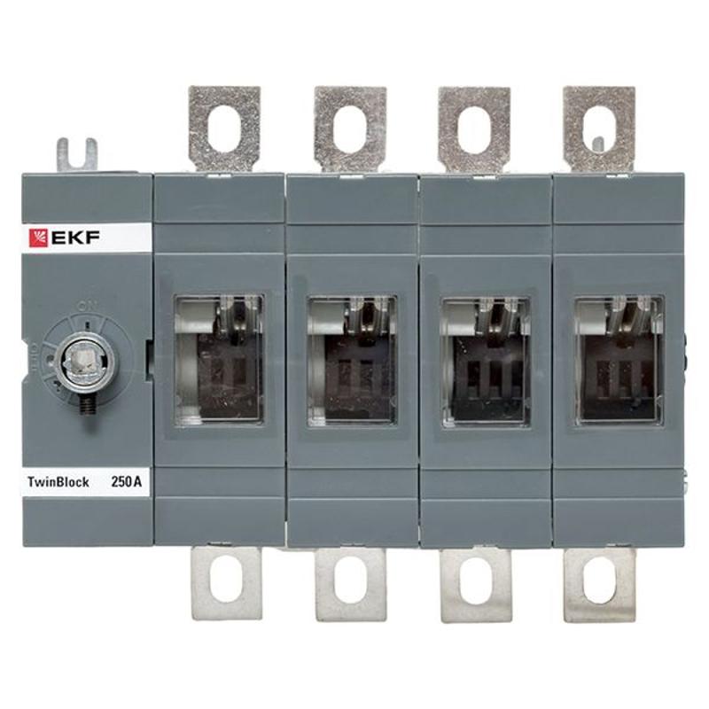Рубильник 250A 4P без рукоятки управления TwinBlock | tb-s-250-4p | EKF — миниатюра 10