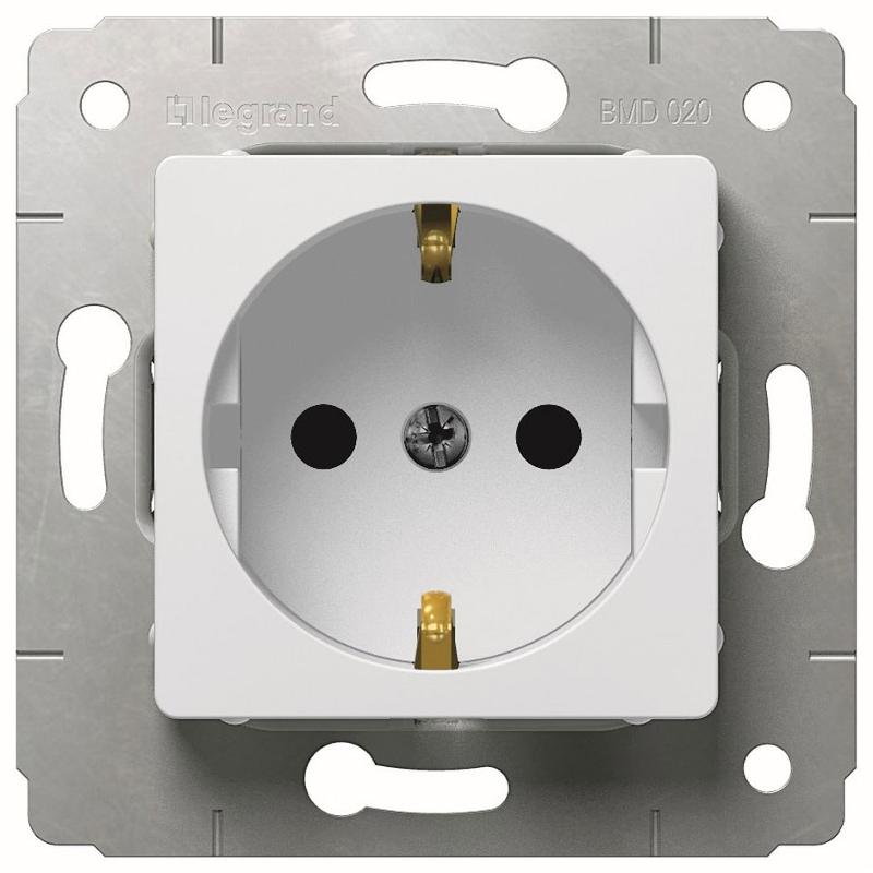 Cariva Белый Розетка с/з | 773659 | Legrand — Legrand