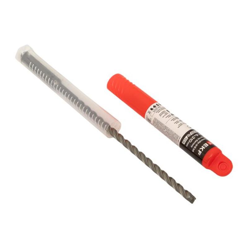 Бур по бетону SDS-plus 6х210 мм (4 резца)  Professional | db-6-210-4x4-ue | EKF — миниатюра 15