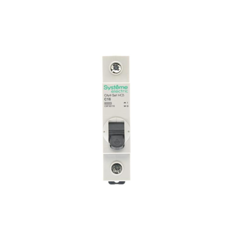 Выключатель автоматический однополюсный 16A C 6kA City9 | C9F36116 |Systeme Electric — миниатюра 2