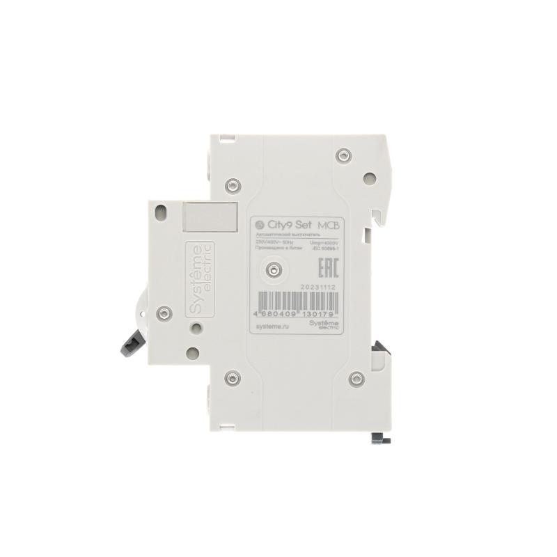 Выключатель автоматический однополюсный 16A B 6kA City9 | C9F16116 |Systeme Electric — миниатюра 4