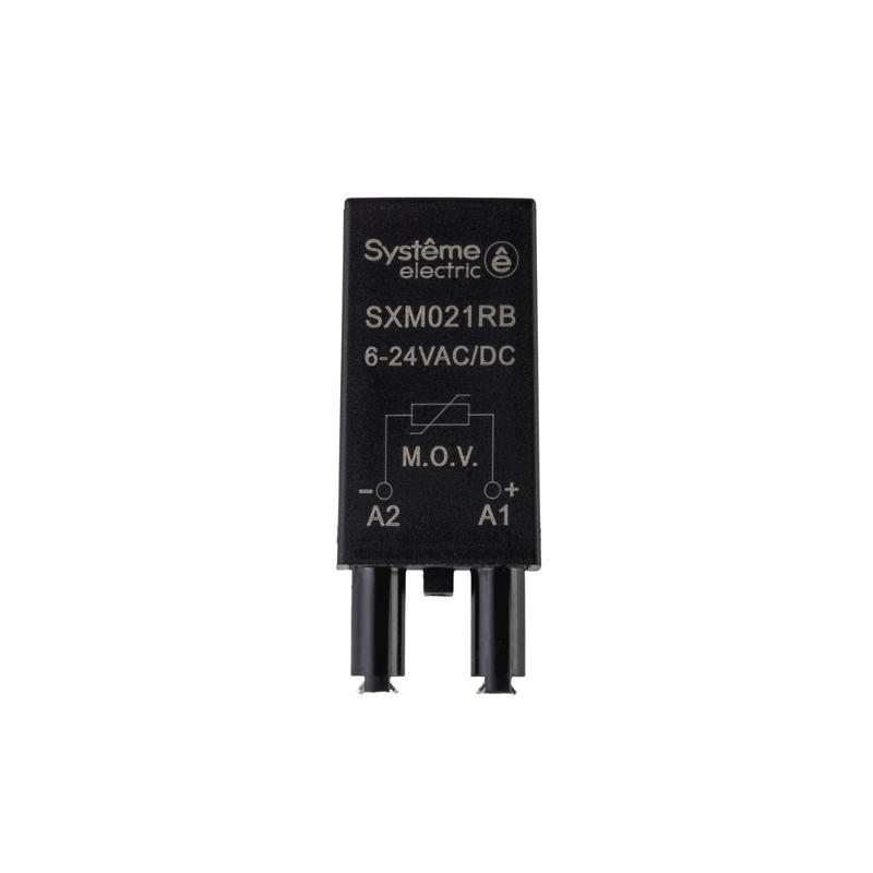 Защитный модуль варистор+LED 6/24VAC/DC | SZM021RB | SE — Systeme Electric