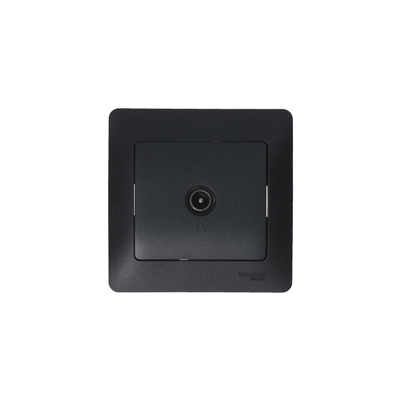 Glossa Антрацит TV Розетка оконечная 1DB | GSL000791 | SE — миниатюра 3