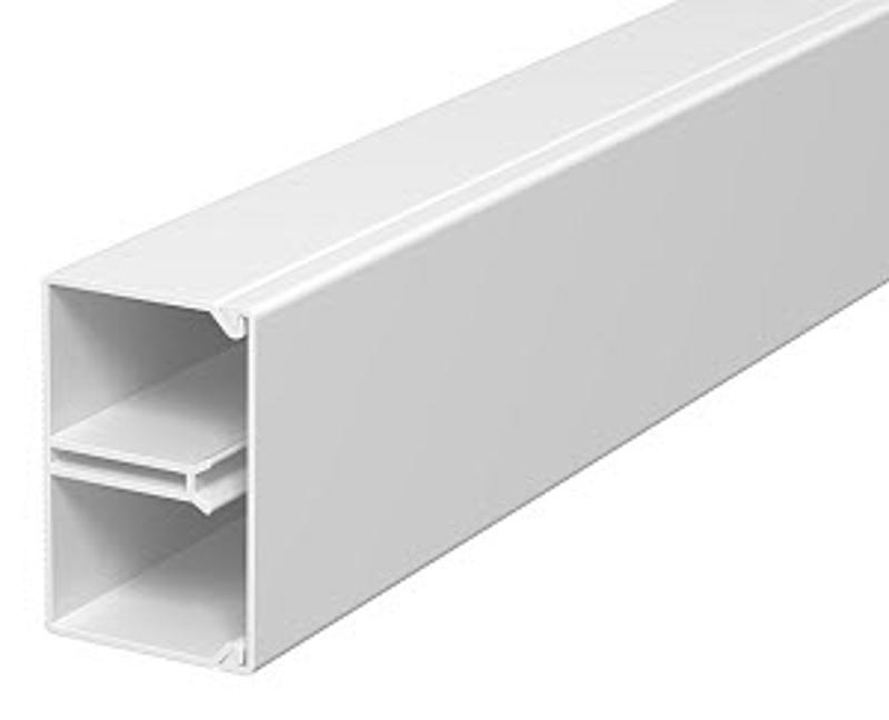 Мини-канал WDK с крышкой 25x40x2000 мм (борт 26 мм, крышка 40 мм, перегородка) ПВХ белый RAL 9010 | 6150640 | OBO Bettermann — OBO Bettermann