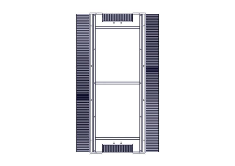 Донная панель для шкафов серии Uniprom, с кабельными вводами, 600x1070мм | UR310XBP | SE — миниатюра 3