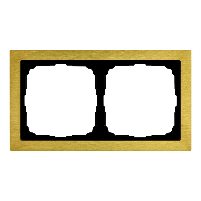 ArtGalery Pure Золото Рамка 2-постовая , металл | GAL312402 | SE — Systeme Electric