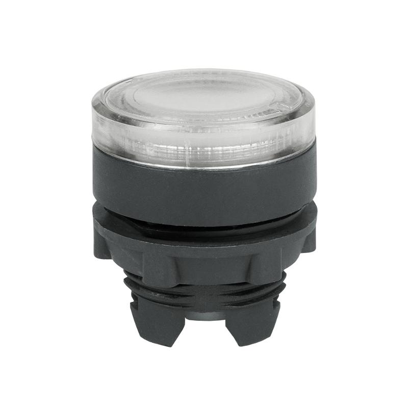 Головка кнопки OptiSignal D22 A5-PL-1 с подсветкой белая пластик ZB5AW313 |332305| КЭАЗ — фото 1 | Sento