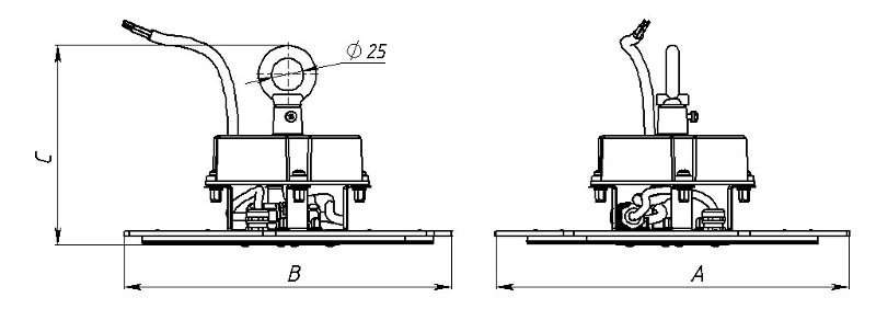 Светильник светодиодный HOOK/P 70W D90 740 BK | 1944000140 | Световые Технологии — миниатюра 3