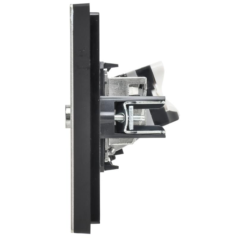 FORTE&PIANO Розетка двойная TV+RJ45 кат.5E FP636M металл шампань  | FP-AK20-1-M-K37 | IEK — миниатюра 4