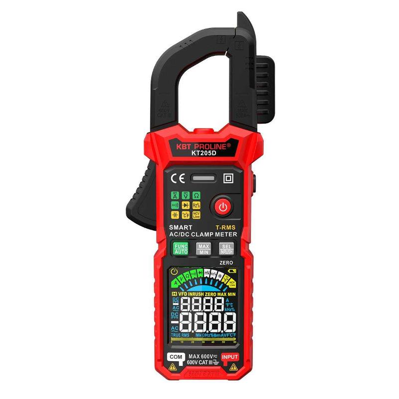 Токовые клещи цифровые КТ 205D серия PROLINE | 90386 | КВТ — КВТ
