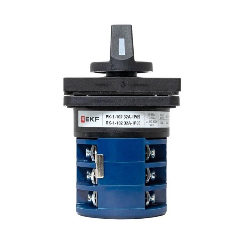 Переключатель кулачковый ПК-1-102 32А 2P «0-1-2-3» IP65 | pk-1-102-32-65 | EKF — миниатюра 16