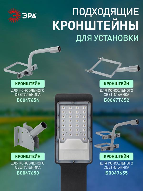 Светильник светодиодный консольный уличный ДКУ SPP-503-0-50K-030 30Вт 3000лм 5000К КСС "Ш-с" DOB-SMD 48мм (20/240) | Б0043666 | ЭРА — миниатюра 7