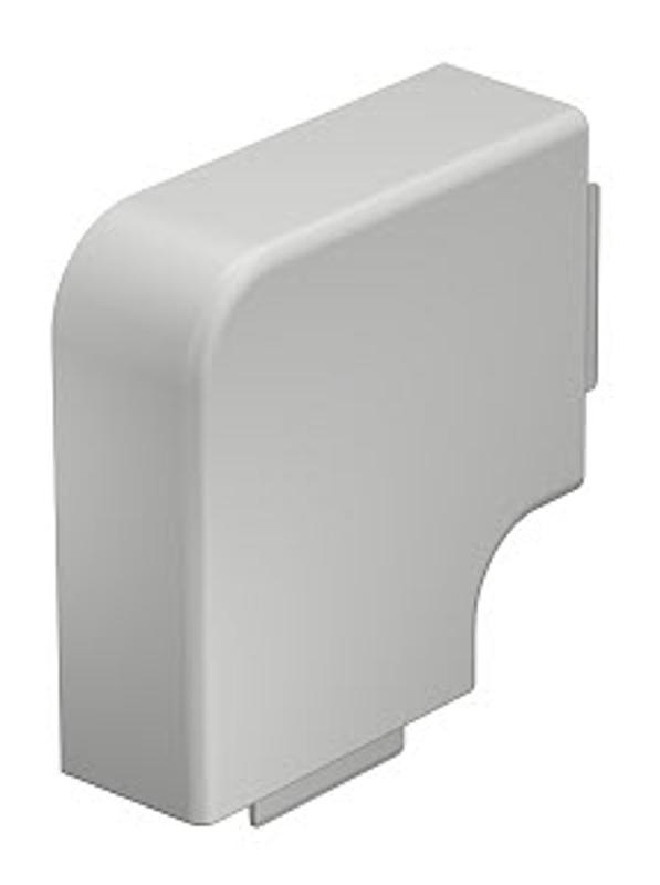 Крышка плоского угла кабельного канала WDK 40x90 мм (ПВХ,светло-серый) (WDK HF40090LGR) | 6183352 | OBO Bettermann — миниатюра 2