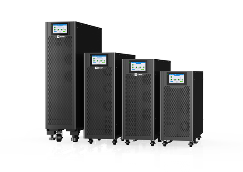 ИБП двойного преобразования E-Power SW900Pro - G5 10кВА/10кВт напольный,3х фазный 3/3,400В, c АКБ 20х 12В_9Ач, 5 минут | SW901Pro-T-B9-G5 | EKF — EKF