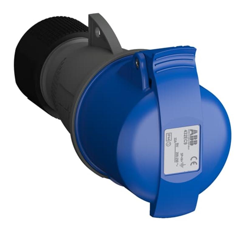 Розетка кабельная Easy&Safe 432EC9,32А,3P+N+E,IP44,9ч|2CMA102053R1000| ABB — ABB