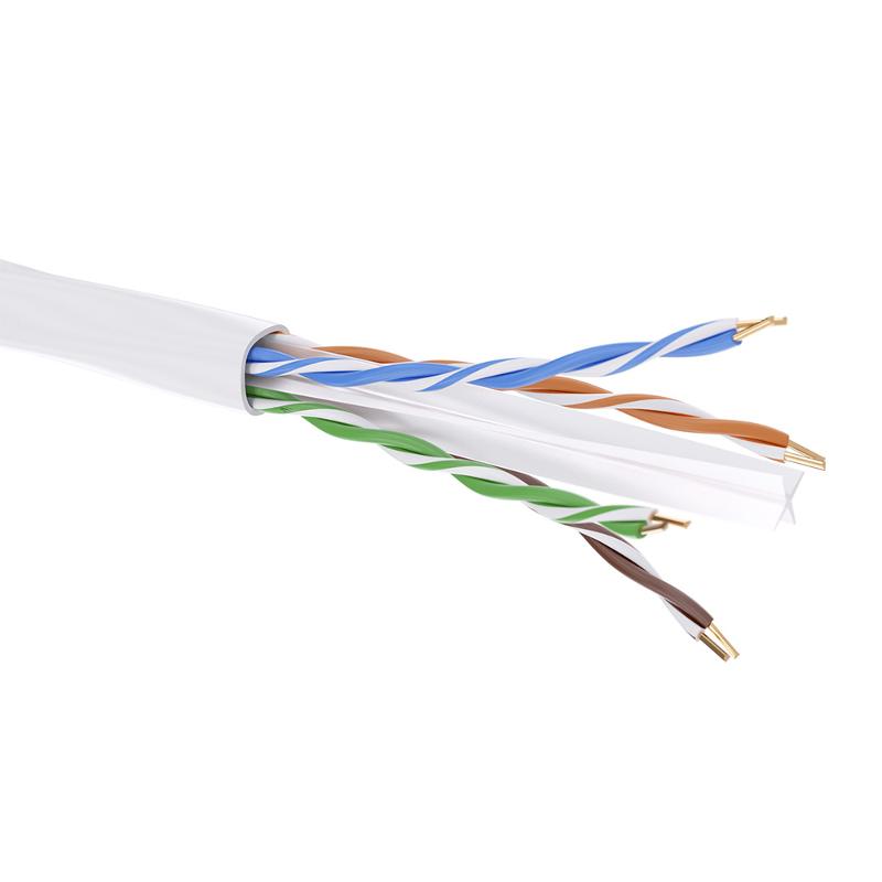 Кабель CAT 6, U/UTP, нг(А)-HF, бухта 305м, белый | RN6UUA01WH | DKC — DKC (ДКС)