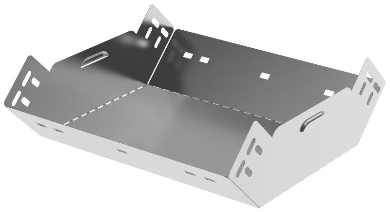 ESCA 3 Поворот верт. внутр. 90град 80х300-0,6 | ES3-PN-90-080-300-06 | IEK — миниатюра 1