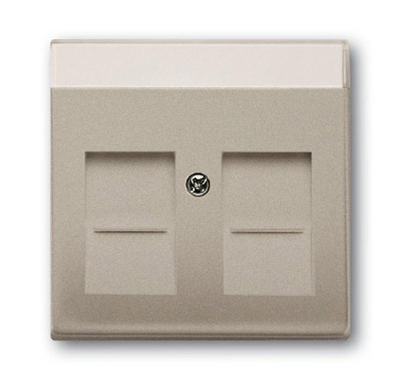 ABB Basic 55 Шампань Плата центральная для коммуникац розеток 0211 с суппортами 18** | 1710-0-3941  | 2CKA001710A3941 | ABB — ABB