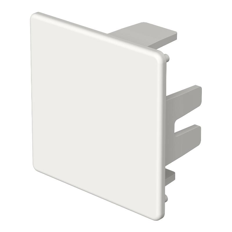 Торцевая заглушка кабельного канала WDK 40x40 мм (ПВХ,белый) (WDK HE40040RW) | 6193218 | OBO Bettermann — OBO Bettermann