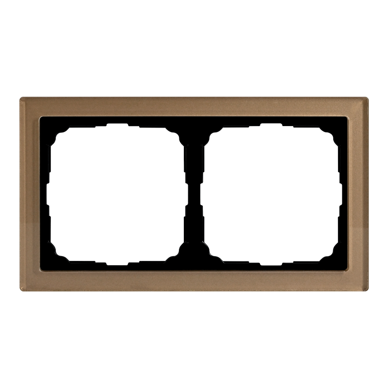 ArtGalery Pure Шампань Рамка 2-постовая , органическое стекло | GAL320502 | SE — Systeme Electric