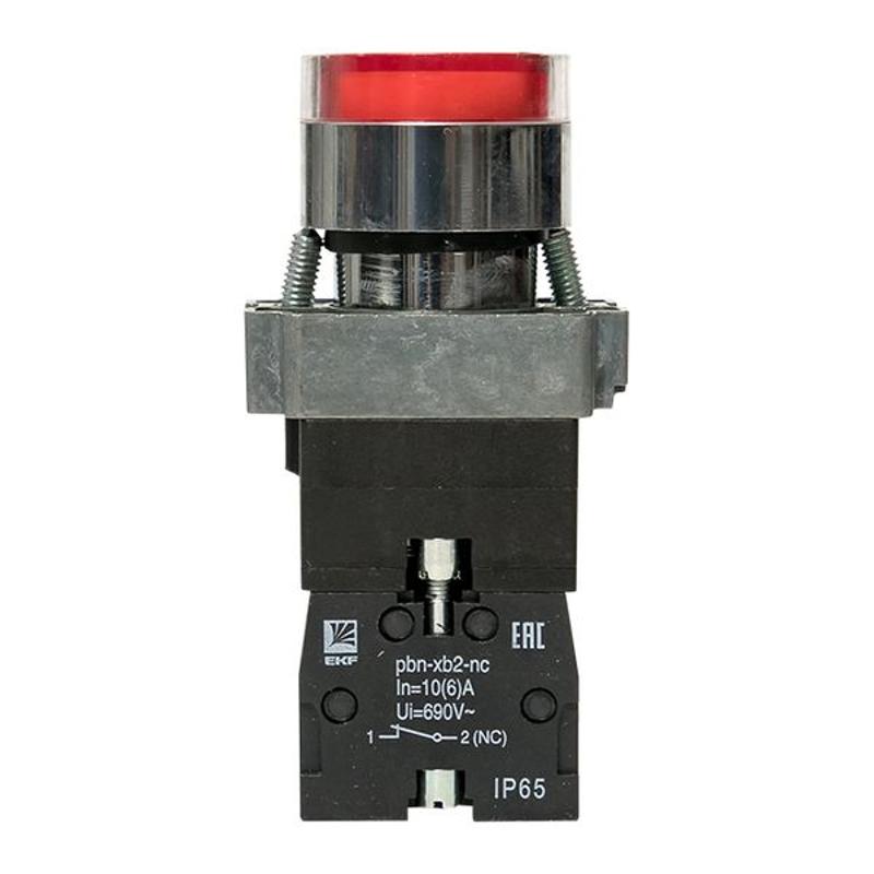 Кнопка BA42 с подстветкой 230В красная NC IP65 PROxima | xb2-bw42-230-65 | EKF — миниатюра 6
